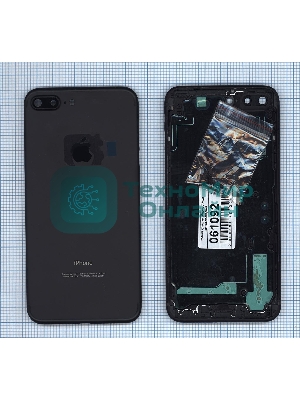 Задняя крышка для iPhone 7 Plus (5.5) черный Jet Black