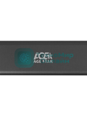 Внешний корпус USB 3.1 Type-C M.2 NVME (M-key) AgeStar 31UBNV1C (GRAY), алюминий, черный