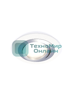 Комплект встраиваемого поворотного светильника Ambrella light XC7621082 SWH/PSL белый песок/серебро полированное MR16 GU5.3 (C7621, N7003)