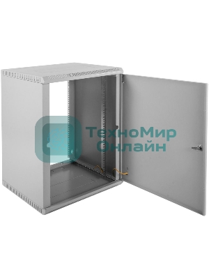 Шкаф телеком. настенный разборный 12U (600х650) дверь металл (ШРН-Э-12.650.1)