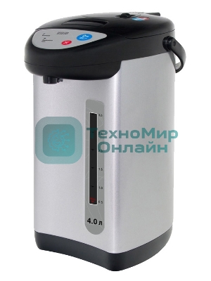 Термопот Mystery MTP-2452 4 л, 700 Вт, черный/серебристый