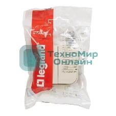 Выключатель Quteo 10A 2-клав., сл. кость Quteo Выключатель 10A 2-клав., сл. кость