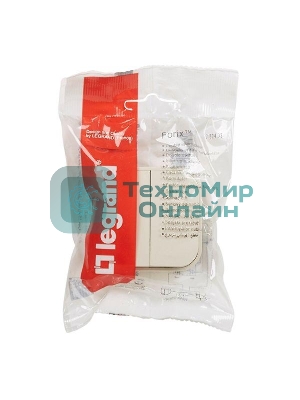 Выключатель Quteo 10A 2-клав., сл. кость Quteo Выключатель 10A 2-клав., сл. кость