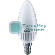 Лампа светодиодная Navigator NLL-C37-7-230-2.7K-E14-FR 7Вт свеча 2700К тепл. белый E14 500лм 176-264В