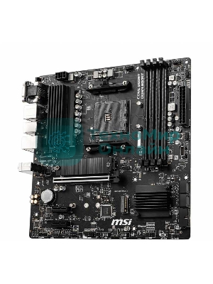 Материнская плата MSI B550M PRO-VDH, AM4, AMD B550, 4xDDR4, 4xSATA, 2xM.2, 1xPCI-E 4.0 x16, 2xPCI-E x1, 1xDP, 1xHDMI, 1xVGA, 1x 1Gb LAN, 2xUSB 2.0, 4xUSB 3.2 Gen 1, 3x3.5 мм, 7.1, Micro-ATX