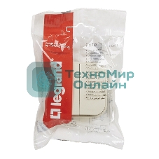 Выключатель Quteo 10A 2-клав., сл. кость Quteo Выключатель 10A 2-клав., сл. кость