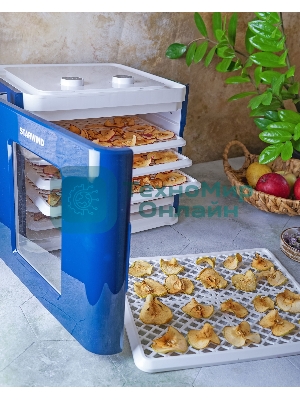 Сушка для фруктов и овощей Starwind SFD6431 6под. 400Вт синий