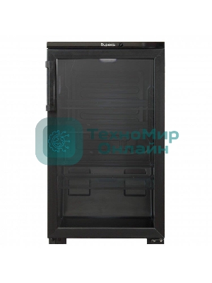 Холодильная витрина Бирюса Б-L102 черный однокамерный 115 л