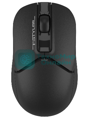 Мышь беспроводная A4Tech Fstyler FB12 черный, 1200 dpi, радиоканал, Bluetooth, USB, кнопки - 3