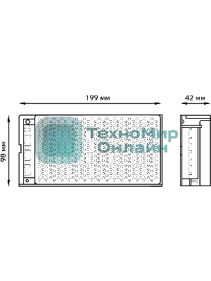 Блок питания GAUSS LED STRIP PS 150W 12V