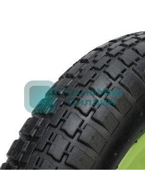 Колесо Сибртех пневматическое 3,00-8, длина оси 90мм,подшипник 16мм