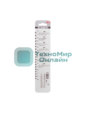 Сверло по металлу Matrix, 12 мм, HSS, нитридтитановое покрытие, цилиндрический хвостовик