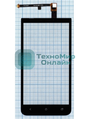 Сенсорное стекло (тачскрин) для HTC One XC X720d, черное