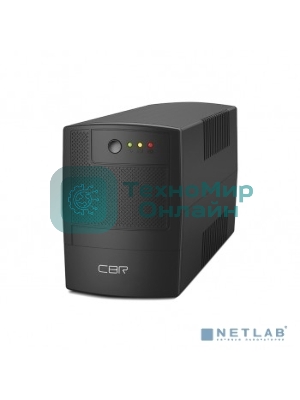 Источник бесперебойного питания CBR [UPS-TWP-101J-650] 650VA/390W, IEC 320 C13 x3 outlets, LED, USB Type-B, RJ11/45 AVR, SEC, 12V/7Ah