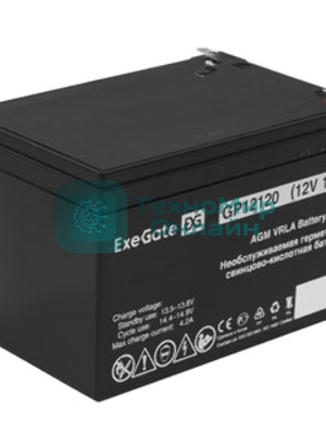 Батарея для ИБП ExeGate EX269857RUS GP12013/EXG12013 (12V 1.3Ah), клеммы F1