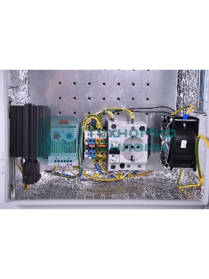 Шкаф ЭКОНОМ уличный всепогодный настенный укомплектованный (В600 Ш600 Г300), комплектация T1-IP54