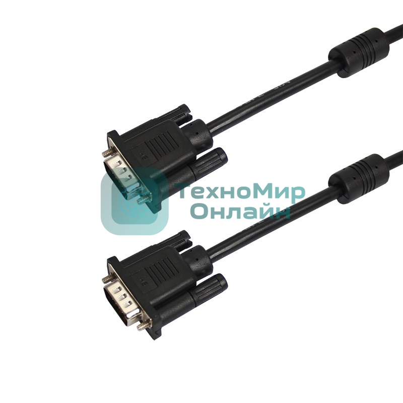 Шнур PROconnect VGA - VGA с ферритами, длина 3 мeтра, черный