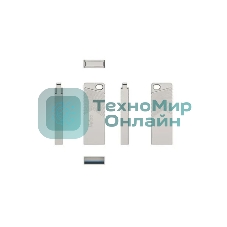 Флешка USB Netac UM1 (NT03UM1N-064G-32PN), 64Gb, USB 3.2, R/W 150/45, серебристый