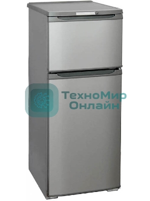 Холодильник Бирюса Б-M122 металлик двухкамерный 115/35л морозилка сверху