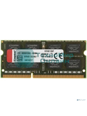 Оперативная память Kingston ValueRAM, DDR3, 8GB (1x8GB), 1600MHz, CL11, SO-DIMM