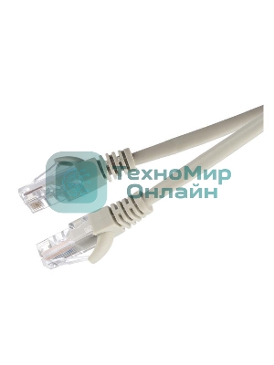Кабель GoPower PATCH RJ-45(M)-RJ-45(M) 00-00029037 5M GREY