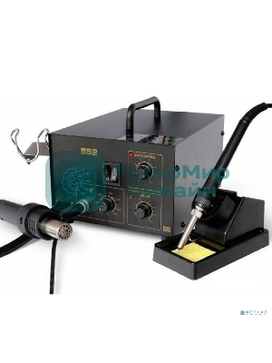 Паяльная станция Rexant, 2 в 1: паяльник+термофен, 150-480 °С