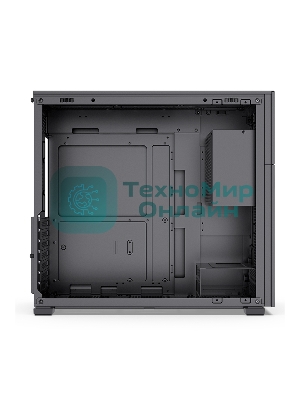 Компьютерный корпус без блока питания JONSBO D41 STD Black ATX без БП, боковая панель из закаленного стекла, mini-ITX, micro-ATX, ATX, черный