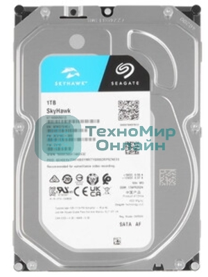 Жесткий диск Seagate 1Tb Video Skyhawk (5400rpm) 256Mb 3.5