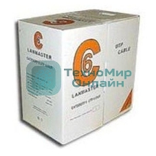 Кабель информационный Lanmaster TWT-6UTP-GY кат.6 U/UTP не экранированный 4X2 PVC внутренний 305м серый