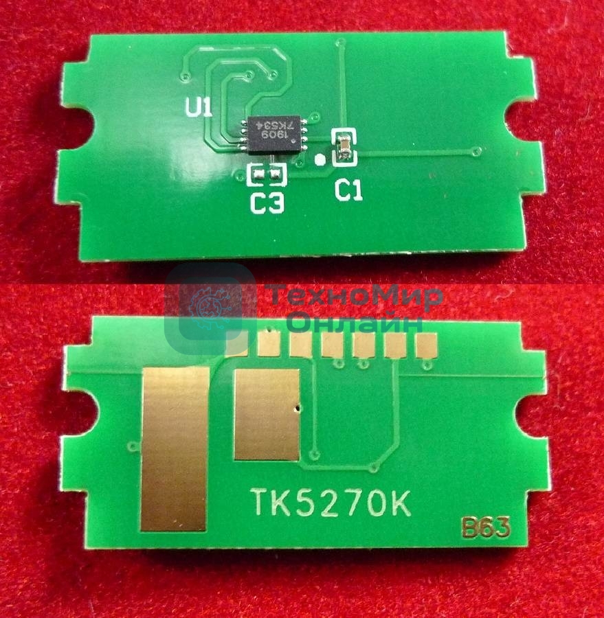 Чип для Kyocera Ecosys P6230cdn/M6230cidn/M6630cidn (TK-5270K) черный, 8K ELP Imaging