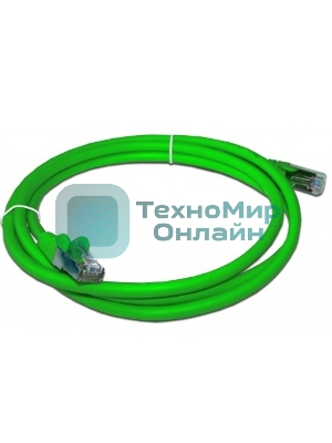 Патч-корд LANMASTER LSZH FTP кат.6A, 2.0 м, зеленый