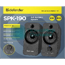 Акустическая система Defender 2.0 SPK-190 черный