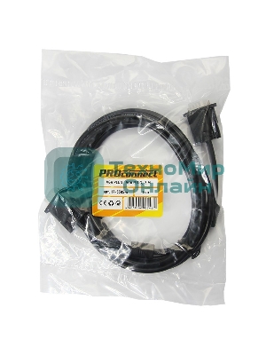 Шнур PROconnect VGA - VGA с ферритами, длина 3 мeтра, черный