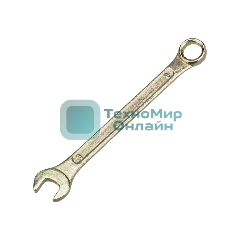 Ключ комбинированный Rexant 8 мм, желтый цинк