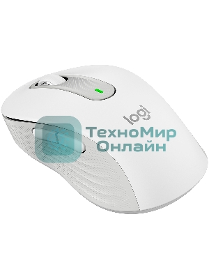 Мышь беспроводная Logitech Signature M650 белый, 4000 dpi, радиоканал, Bluetooth, USB, кнопки - 5
