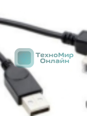 Кабель USB 2.0 на USB-B угол вверх 0,3 м