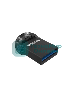 Флешка USB Sandisk CZ430 ULTRA FIT (SDCZ430-256G-G46), 256Gb, USB 3.1, R/W 130/40, черный