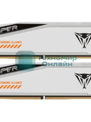 Оперативная память Patriot Viper Elite 5 Ultra RGB, DDR5, 32GB (2x16GB), 6000 MHz, CL28, с радиатором, RGB, чёрный