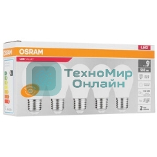 Лампа светодиодная LED Value LVCLP60 7SW/840 шар матовая E27 230В 10х1 RU OSRAM 4058075579835