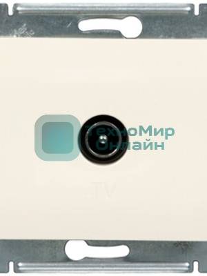 Механизм розетки TV 1-м СП Glossa 1DB беж. SchE GSL000291