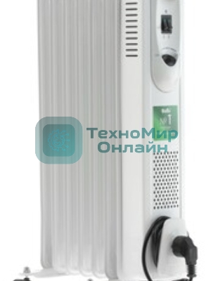 Обогреватель масляный Ballu Comfort BOH/CM-07WDN (7 секций) белый, 1500 Вт, 20 м2, термостат