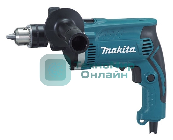 Дрель Makita HP1631K, 710 Вт, сетевая, ударная