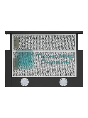 Вытяжка встраиваемая Maunfeld VS Light 60 черный, 60 см, 520 куб. м/ч, 56 дБ