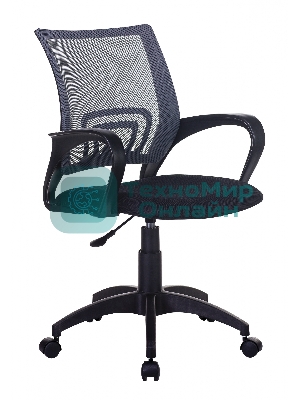 Кресло Бюрократ CH-695NLT темно-серый/черный, сетка/ткань, 120 кг, механизм качания