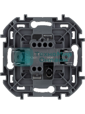 Выключатель 1-клавишный 10AX 250 В антрацит