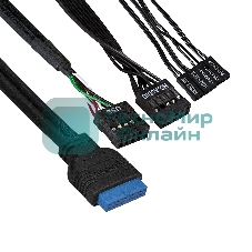 Компьютерный корпус Minitower ExeGate EX291144RUS BAA-105U2-01 (mATX, без БП, 2*USB+2*USB 3.0, аудио, черный)