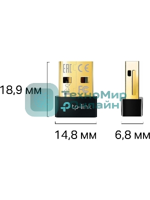 Адаптер Bluetooth TP-Link UB500 Bluetooth 5.0 Nano USB 2.0