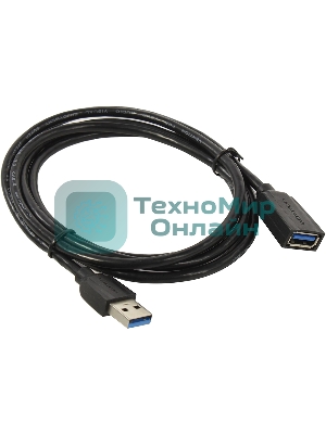 Кабель-удлинитель Vention USB 3.0 AM/AF - 1.5м Black Edition