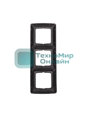 Рамка Kranz 3-я DEA горизонтальная черный Металлик