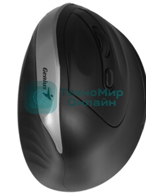 Мышь беспроводная Genius Ergo 8250S серебристый, 1600 dpi, радиоканал, USB, кнопки - 6